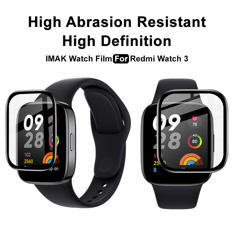 IMAK For Xiaomi Redmi Watch 3 Super Clear Flexible PMMA Smartwatch Screen Film Anti-Scratch Protector IMAK For Xiaomi Redmi Watch 3 Super Clear Flexible PMMA Smartwatch Screen Film Anti-Scratch Protector
